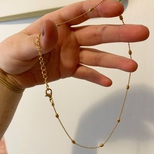 Gold choker